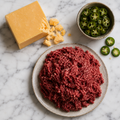 Organic Beef Sausages - 500g ( Jalapeno & Cheddar )