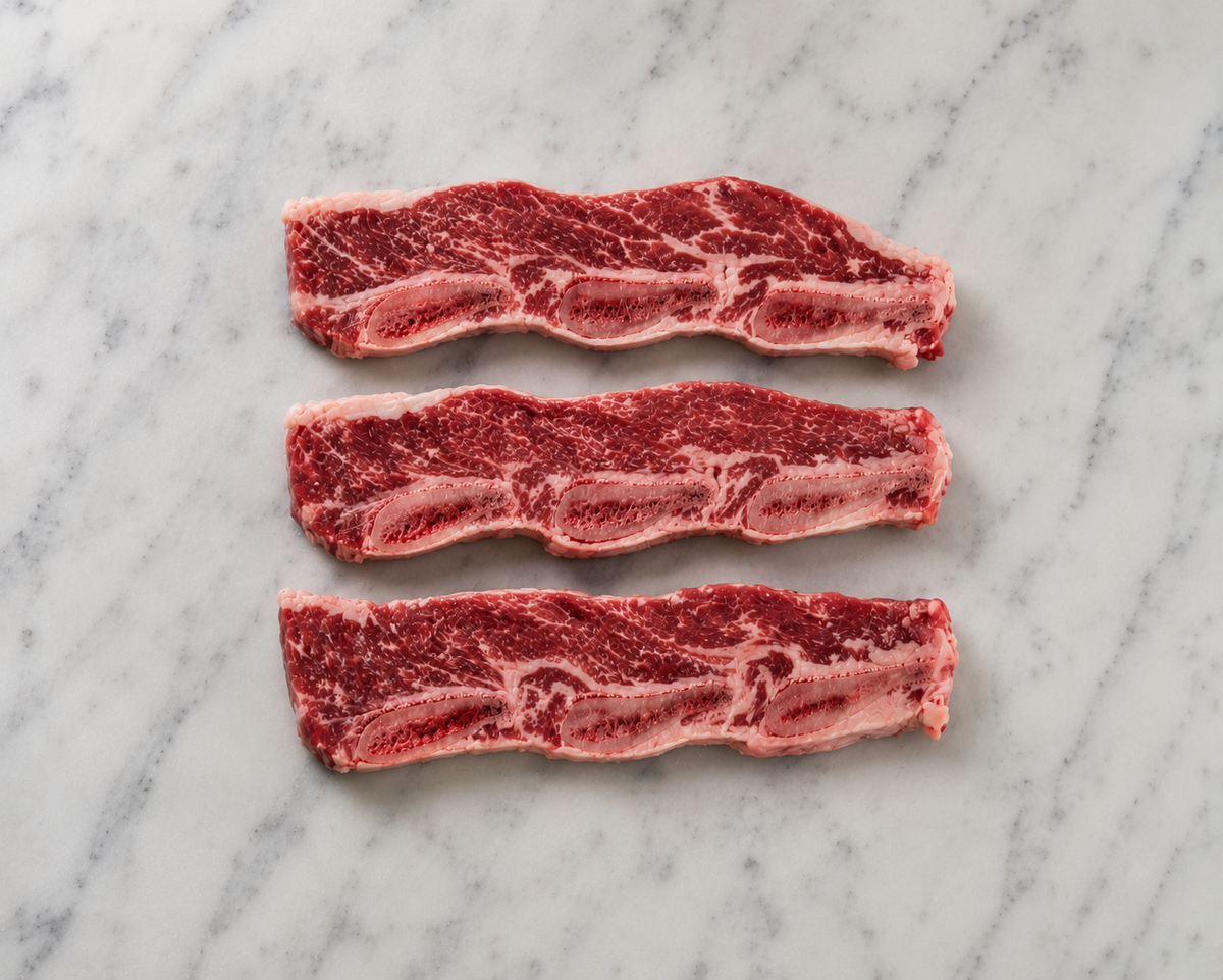 Organic asado Beef Ribs - 1kg